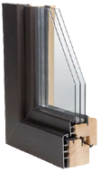 wood-aluminium