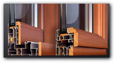 aluminium-wood